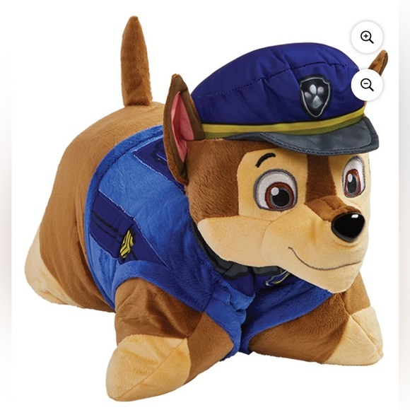 Paw Patrol Pillow Pet Chase Plush Toy - Blue and Brown - Picture 4 of 4